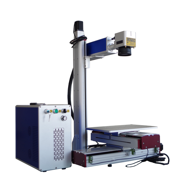 Fiber laser Marking Machine With Siding Table For Large-area Engraving 