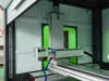 Closed Type Large Format 800x800mm Work Area Fiber Laser Marking Machine