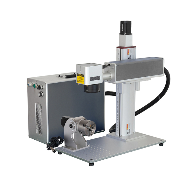 Electric Lift Fiber Laser Marking Machine