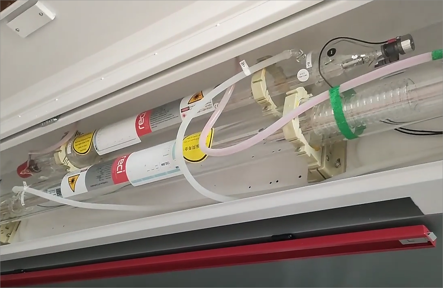 Double laser tube