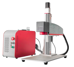 50W 100W Fiber Lasr Marking Machine 2.5D Deep Engraving for Aluminum Stainless Steel Brass